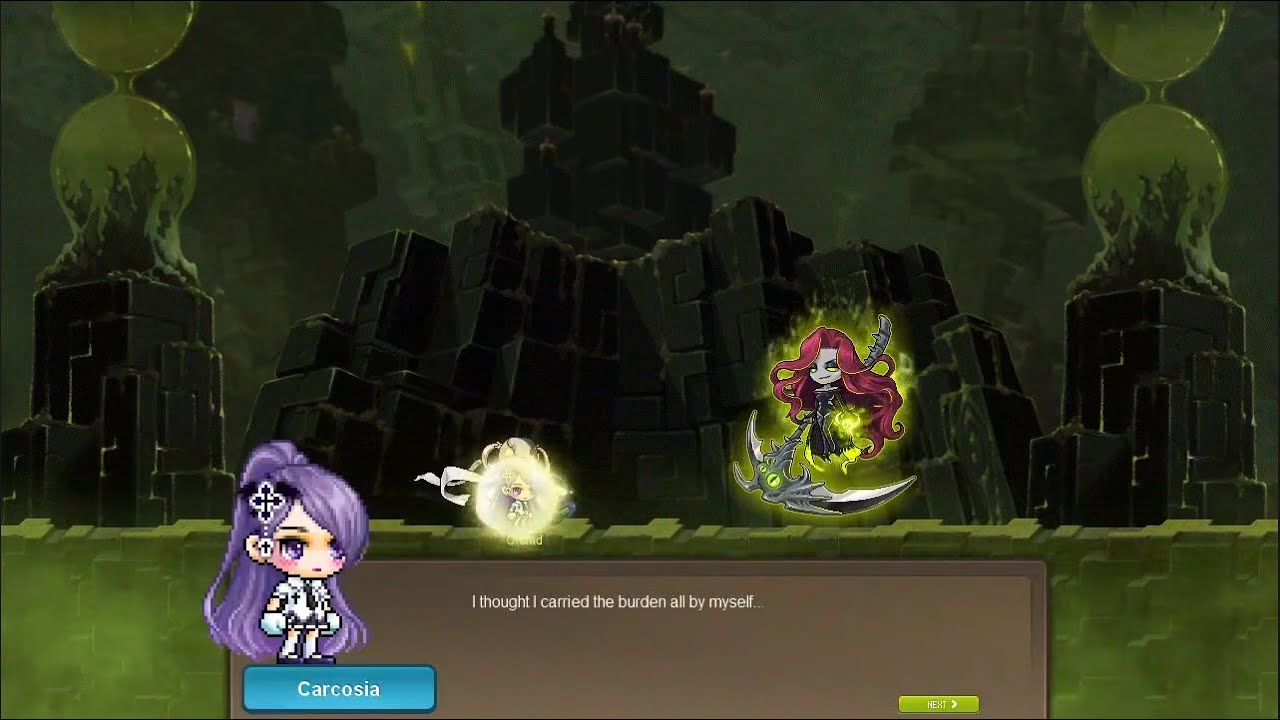 [GMSR] MapleStory Tenebris Storyline：Labyrinth of Suffering - YouTube