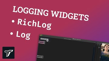 How to use the logging widgets RichLog and Log in Textual