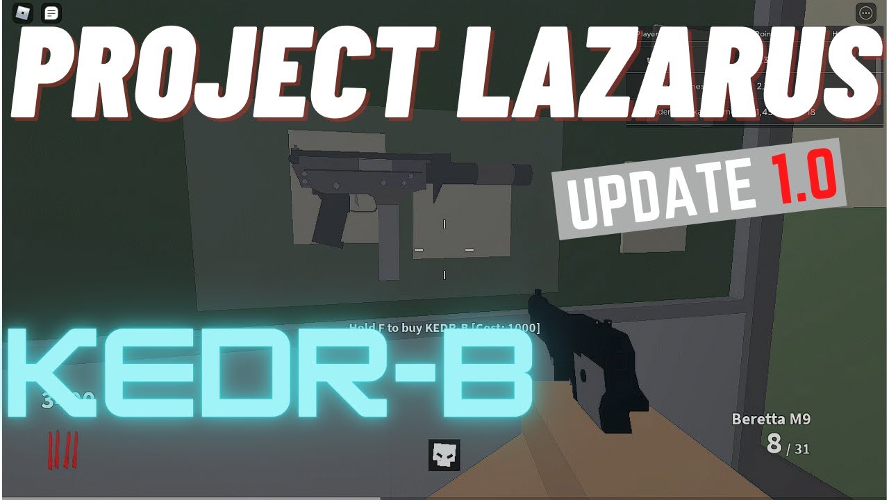 Roblox Project Lazarus KEDRB Update Version 1.0 YouTube