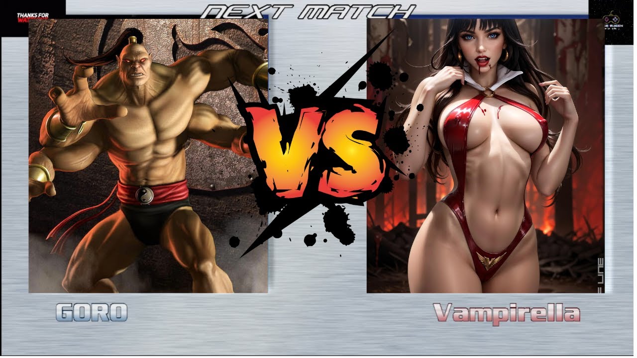 Goro vs Vampirella - Mugen Battle Request - YouTube