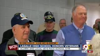 La Salle High School honors veterans