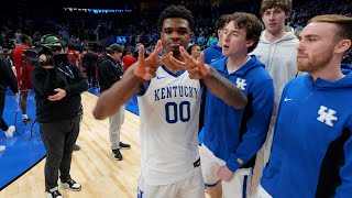 Download Lagu Kentucky players, coaches, \u0026 fans celebrate win over St. John's in Atlanta MP3