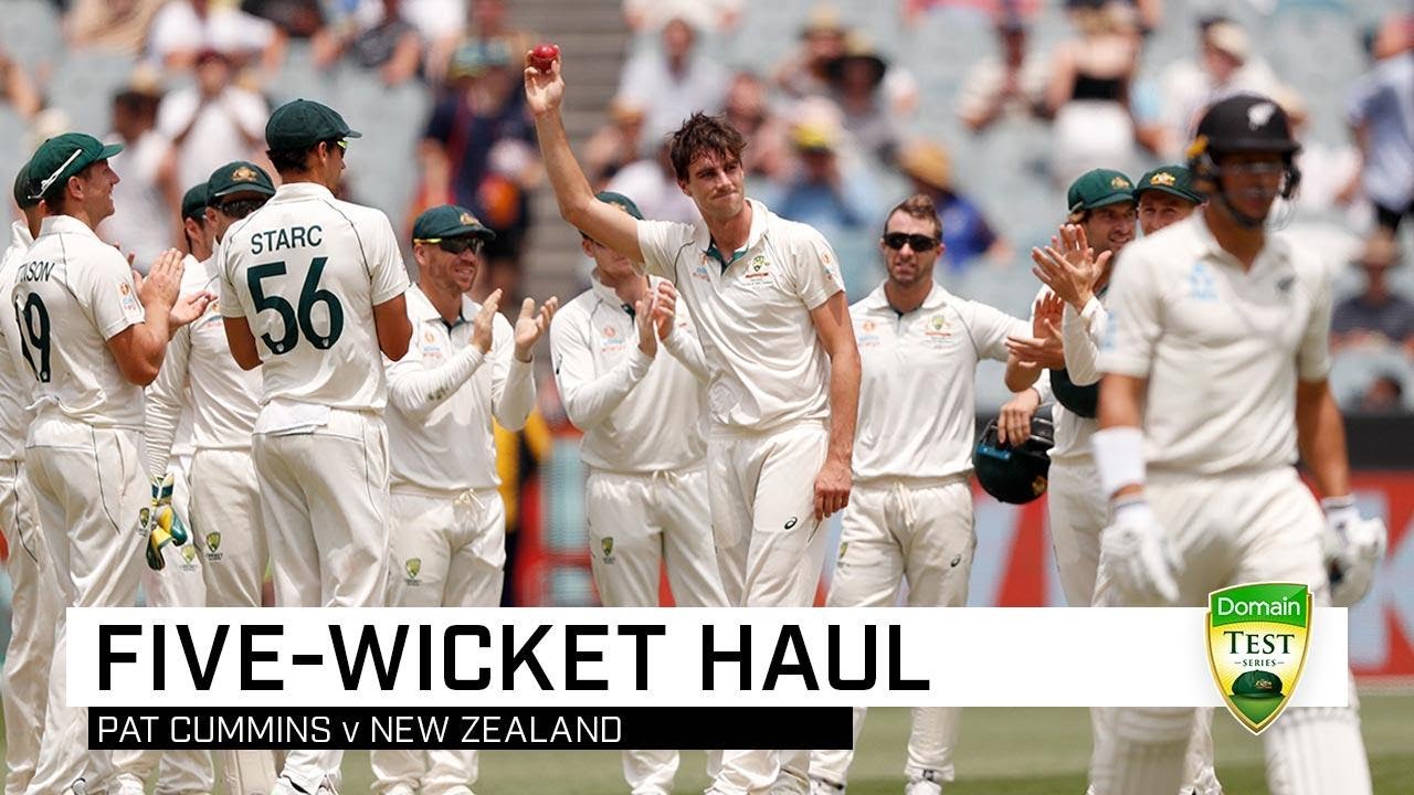 High five for Pat Cummins at the MCG