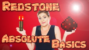 MINECRAFT REDSTONE  - THE BASICS | How To Use Redstone | Basic Redstone Tutorial