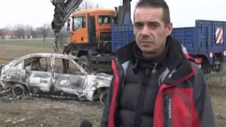 RTV Vranje   Paljevina automobila 25 12 2013