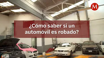 ¿Cómo puedo saber si un auto es robado?