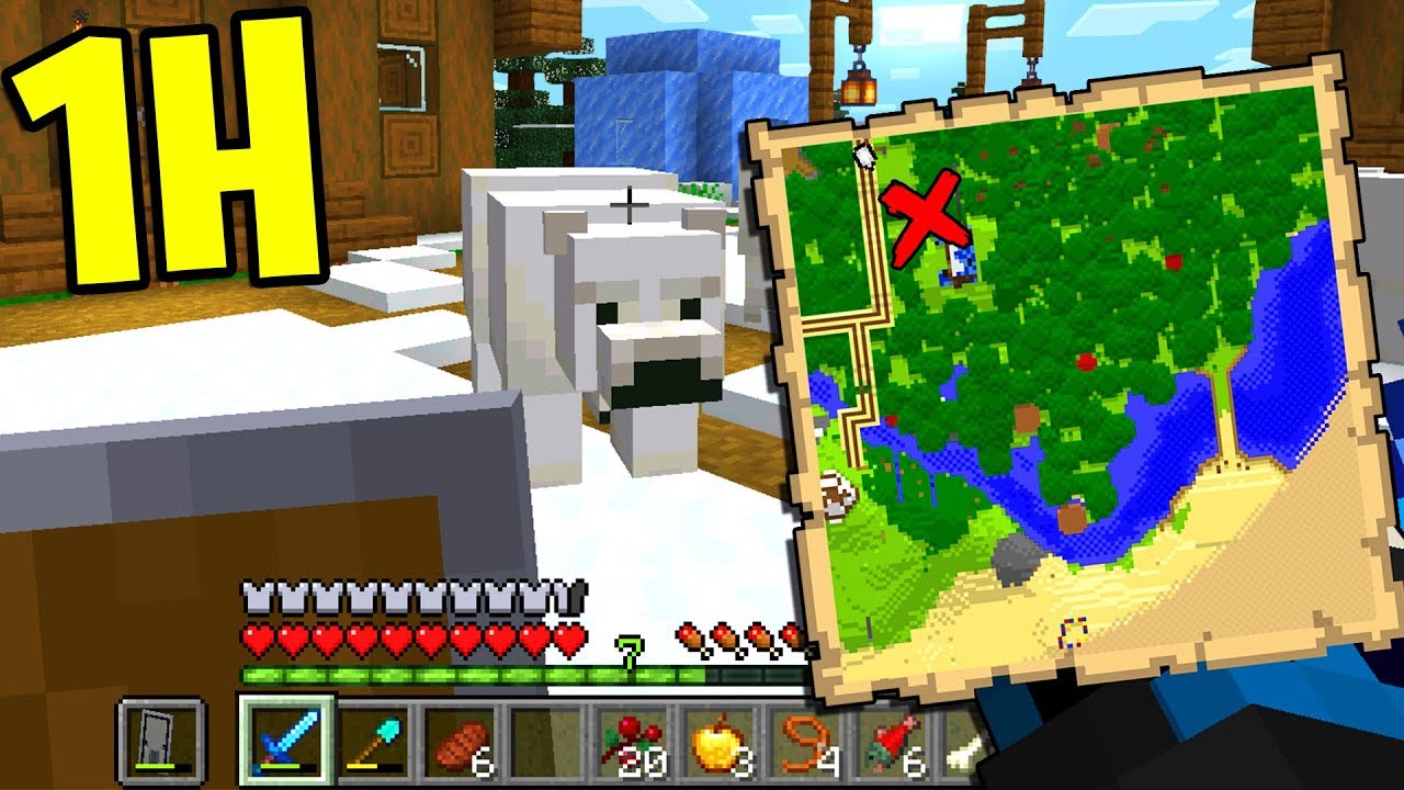 GIOCO PER 1 ORA A MINECRAFT ITA!!