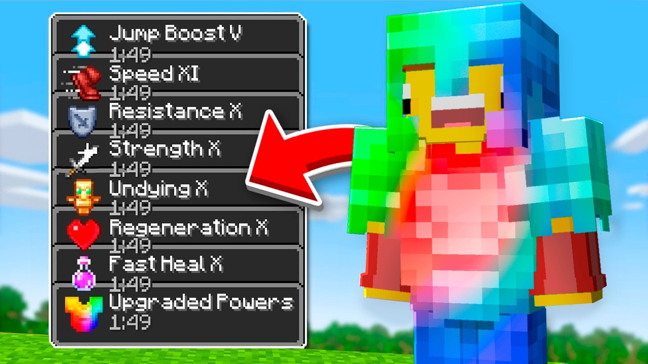 Usei SECRETEAMENTE a ARMADURA DOS DEUSES no Minecraft!