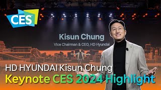 [CES 2024] HD Hyundai Keynote Speech - Xite Transformation Kisun Chung