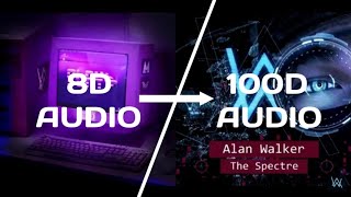 Alan Walker - Play,The Spectre ( 100D Audio |Not| 8D Audio )Remix Mashup ,K-391&Tungevaag ft.Mangoo