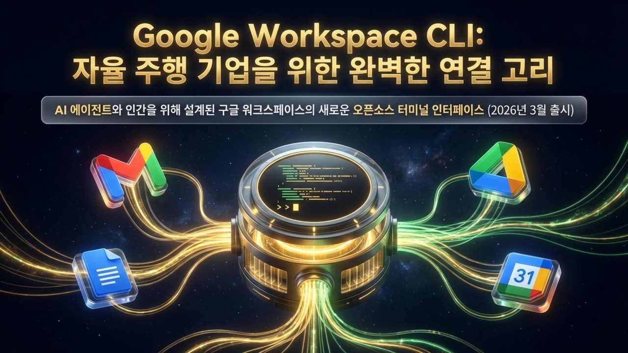 [Google Workspace CLI] AI가 스스로 일하는 '자율 주행 드라이브' 구축하기 (GWS CLI 핵심 정리 ...