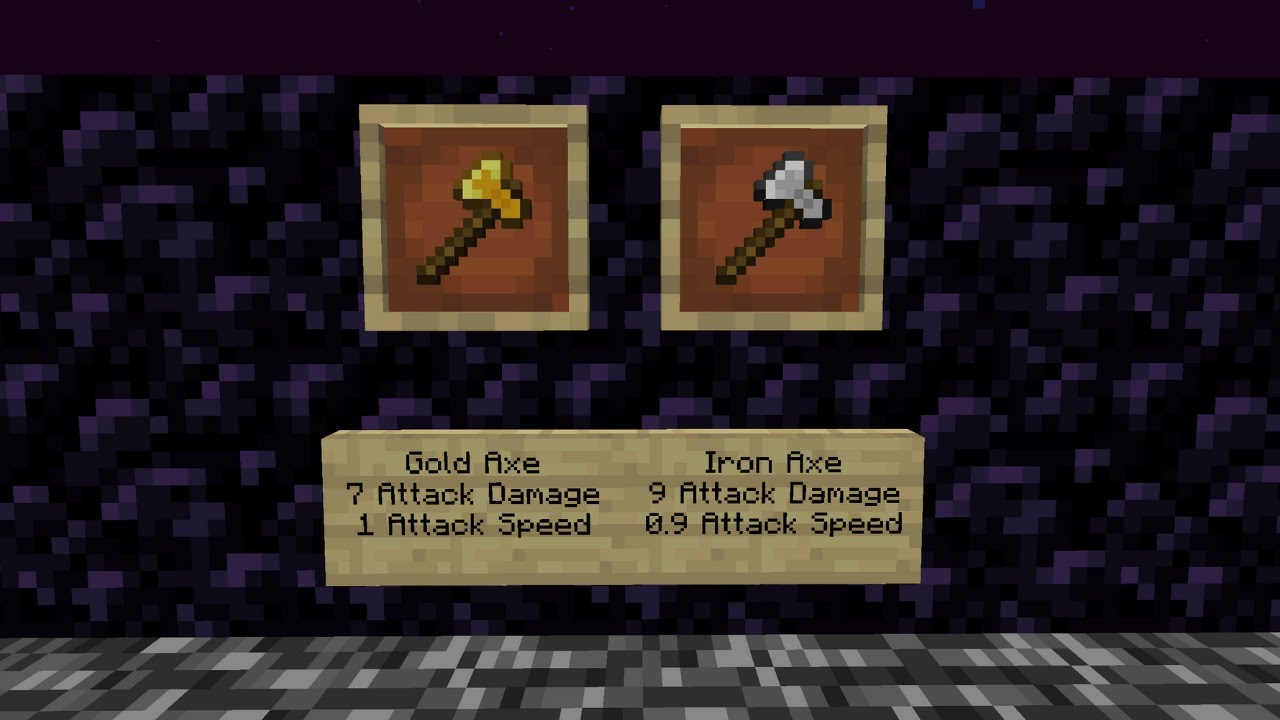 Minecraft why is gold stronger than iron YouTube