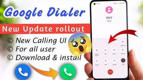Google Dialer New Update| New Calling Ui | How to Enable Google Dialer New Update New Ui & interface