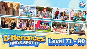 Level 71-80 Differences - Find & Spot It (Guru Game) #differencesfindspotit