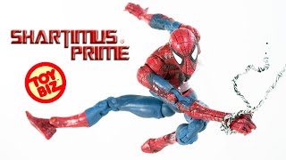 Marvel Legends McFarlane Spider-Man J Scott Campbell Super Poseable Classics Toybiz Figure Review