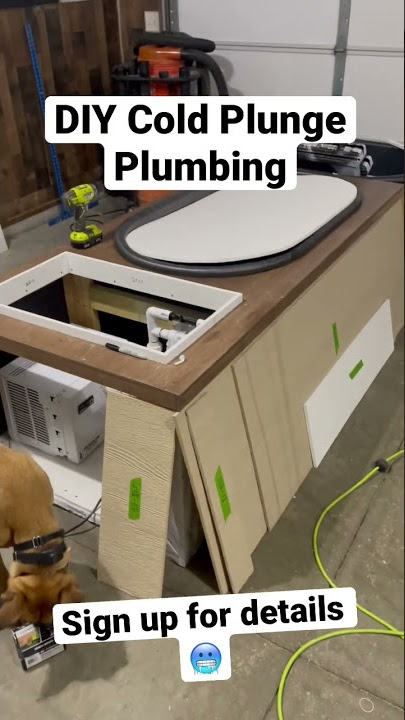 Cold plunge plumbing - building the ultimate diy cold plunge - https://linktr.ee/diycoldplunge