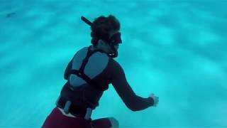 Family Freediving in the Exuma Park Bahamas