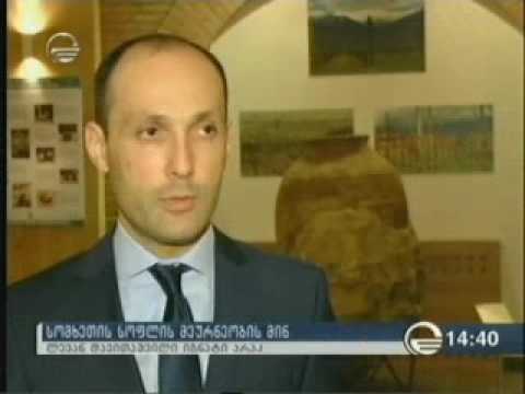 ლევან დავითაშვილი სომეხ კოლეგას შეხვდა