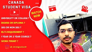 Canada Study Permit || Things to consider for Student Visa Canada || Work for Students in Canada