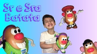 Brincando Com Sr Batata Surpresa Toy Story Mr Mrs Potato Head Surprise Imaginext