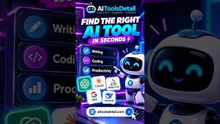 Find the Right AI Tool for Writing &amp; Coding 🚀 | AIToolsDetail #Shorts