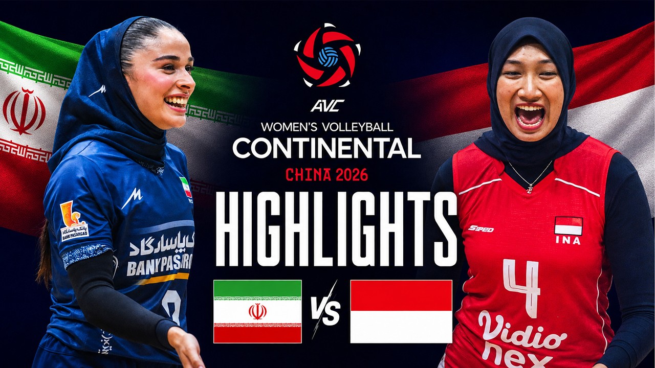 Indonesia 🇮🇩 vs Iran 🇮🇷 | Quarter Finals Highlights | AVC Women's Continental Championship 2026