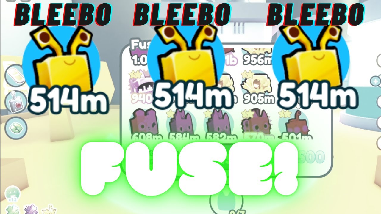 What happens if you fuse 3 Golden Bleebo the Alien? | Pet Simulator X - Alien UPDATE