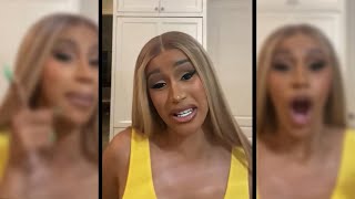 Cardi B REACT To Chris Brown Dissing Quavo In New Track “Weakest Link” On IG LIVE