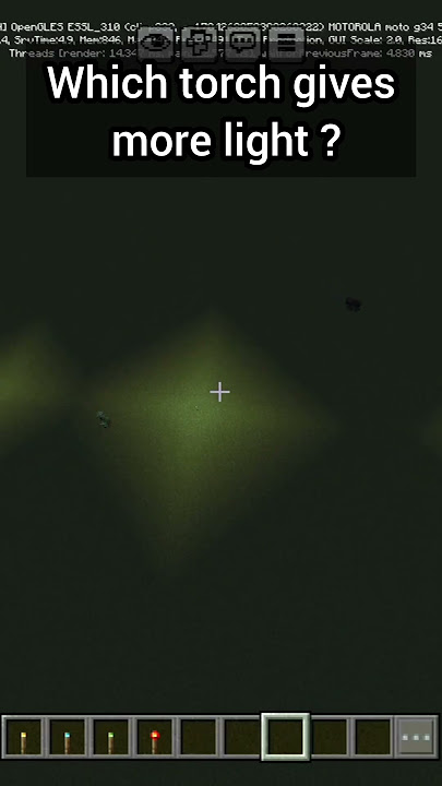 Which torch gives more light ?