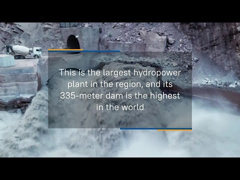 Video: Construction of the Rogun HPP