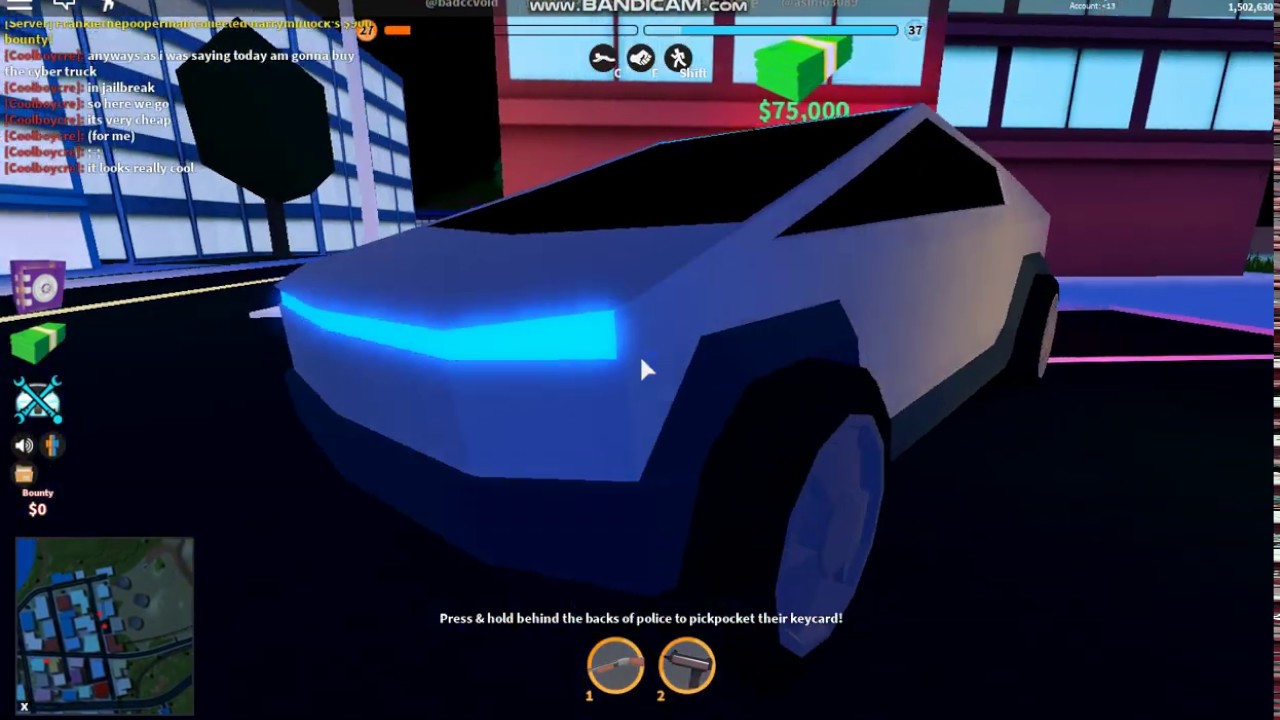 buying the cybertruck (jailbreak) | roblox - YouTube