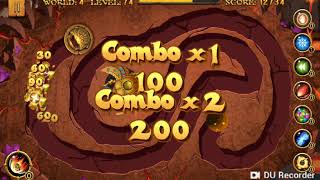 Jungle marble blast level14  round 4(لعبة زوما المستوى 14الجولة4) screenshot 5
