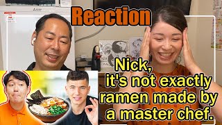 Uncle Roger Review NICK DIGIOVANNI Ramen Master chef Final / Japanese bilingual Reaction / Eng ver