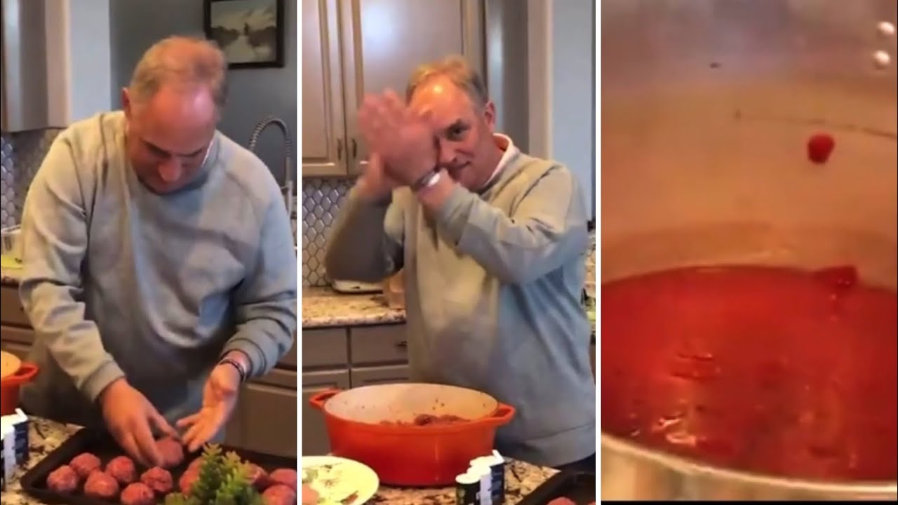 Eagles DC Vic Fangio Making Famous Meatballs at Home