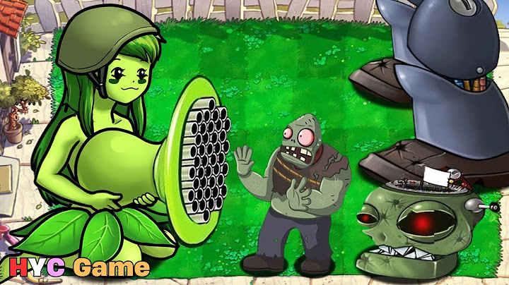 Plants Vs Zombies - Girl Pera Giant vs All Zombies and Dr.Zomboss