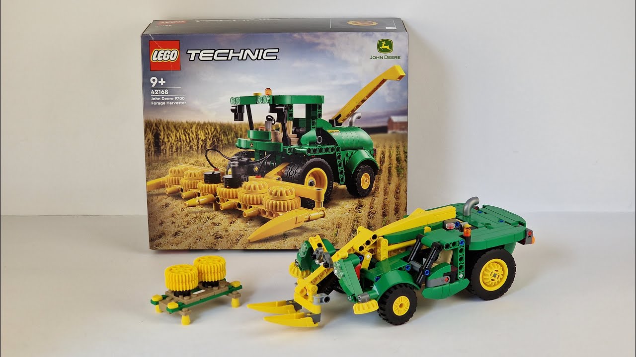 Lego Technic Telescopic Telehandler 42168 John Deere B-model - YouTube