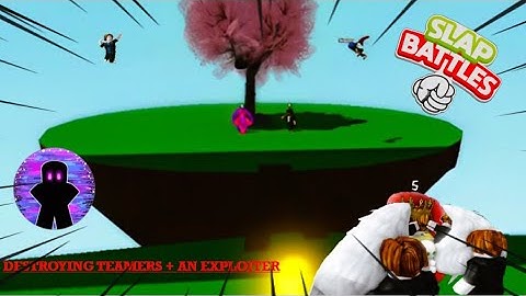 DEMOLISHING an EXPLOITER AND TEAMERS + Getting 250 Killstreak! | Roblox Slap Battles Killstreak Only