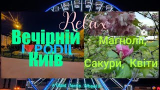 Relax. Вечірній Київ. Магнолії, Сакури, Квіти. #relax #магнолії #сакури #київ #подол