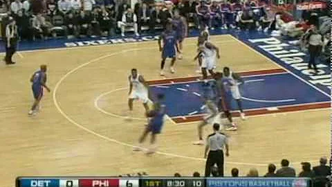 Rodney Stuckey crossover on Allen Iverson