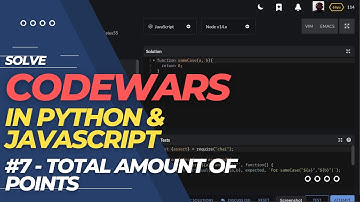 CODEWARS #7 - Total amount of points (solved in Python & Javascript)