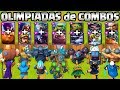 CUAL ES EL MEJOR COMBO? | OLIMPIADAS de COMBOS | RETO CLASH ROYALE | 1vs1 | Clash Royale Olympics