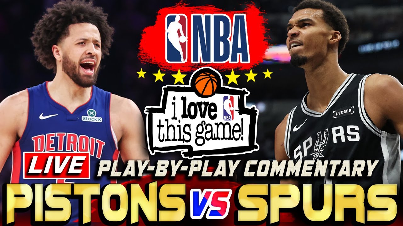 SPURS vs PISTONS | Nba Live Score & Commentary by VDKINGS February 24, 2026