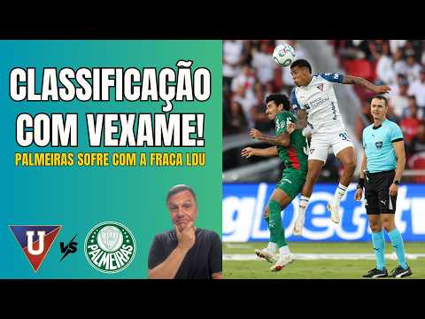 Palmeiras' (another) embarrassing performance against LDU; a disaster that not even qualifying ca...