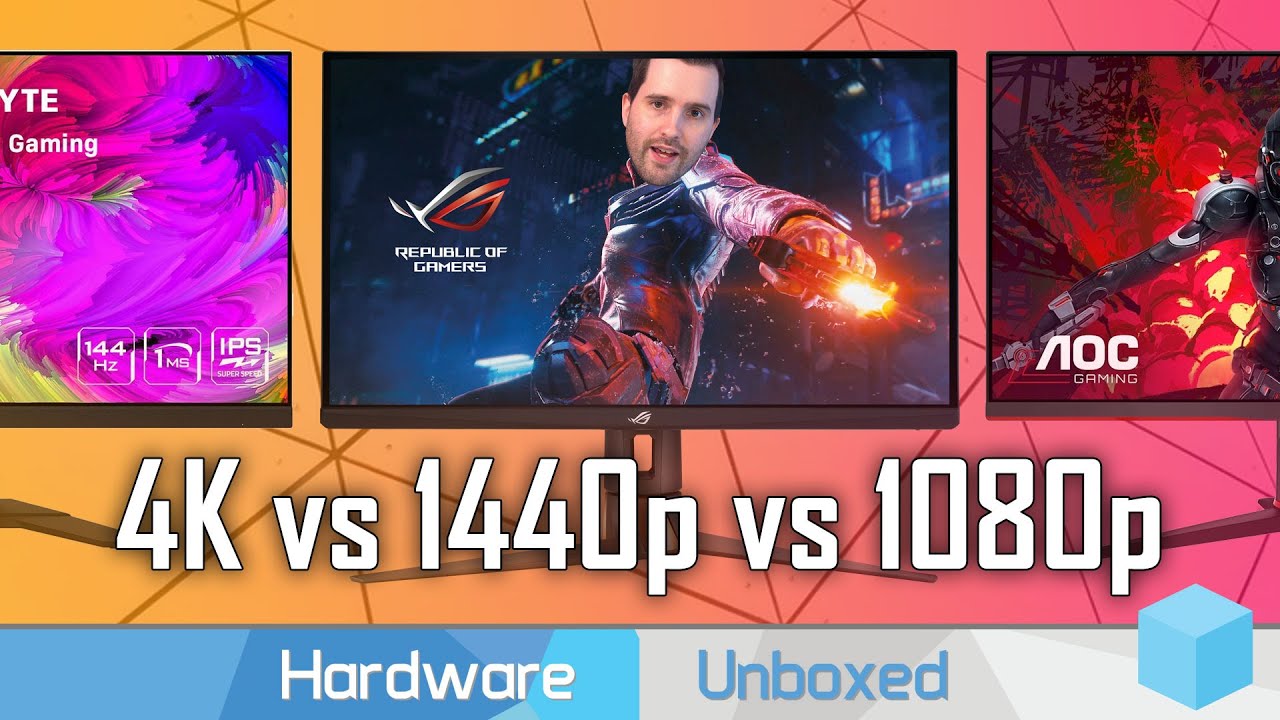 4K vs 1440p vs 1080p - What Monitor Resolution Should You Buy? - YouTube