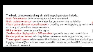 1.4.yield mapping system