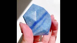 ブルークォーツ六芒星 デュモルチェライト入り | 六芒星 | Crystals by