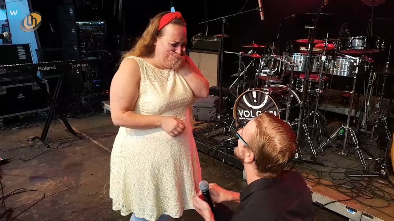 Huwelijks aanzoek tijdens kasteeltuinconcerten 2019 l Helmond