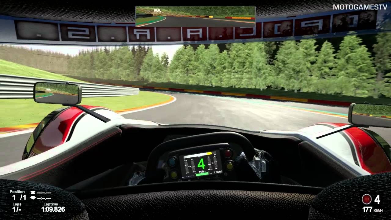 Project CARS Build 197 - BAC Mono at Belgian Forest Circuit (SPA) - Helmet Cam