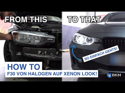 BMW F30/F31 Xenon Optik Scheinwerfer (Halogen) - BKM Electric