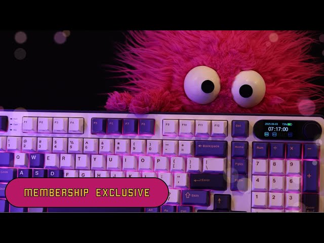 ASMR Unboxing & Testing My New Mechanical Keyboard 💜🩷
